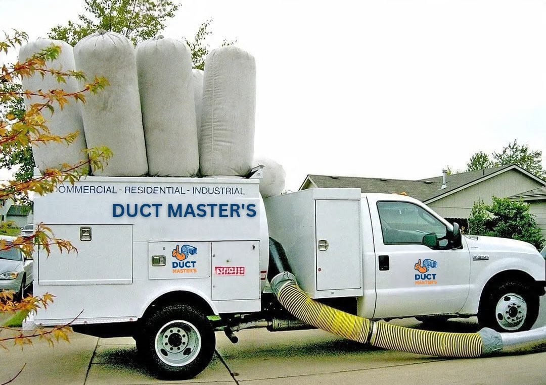 Duct Master's truck-mounted vacuum system